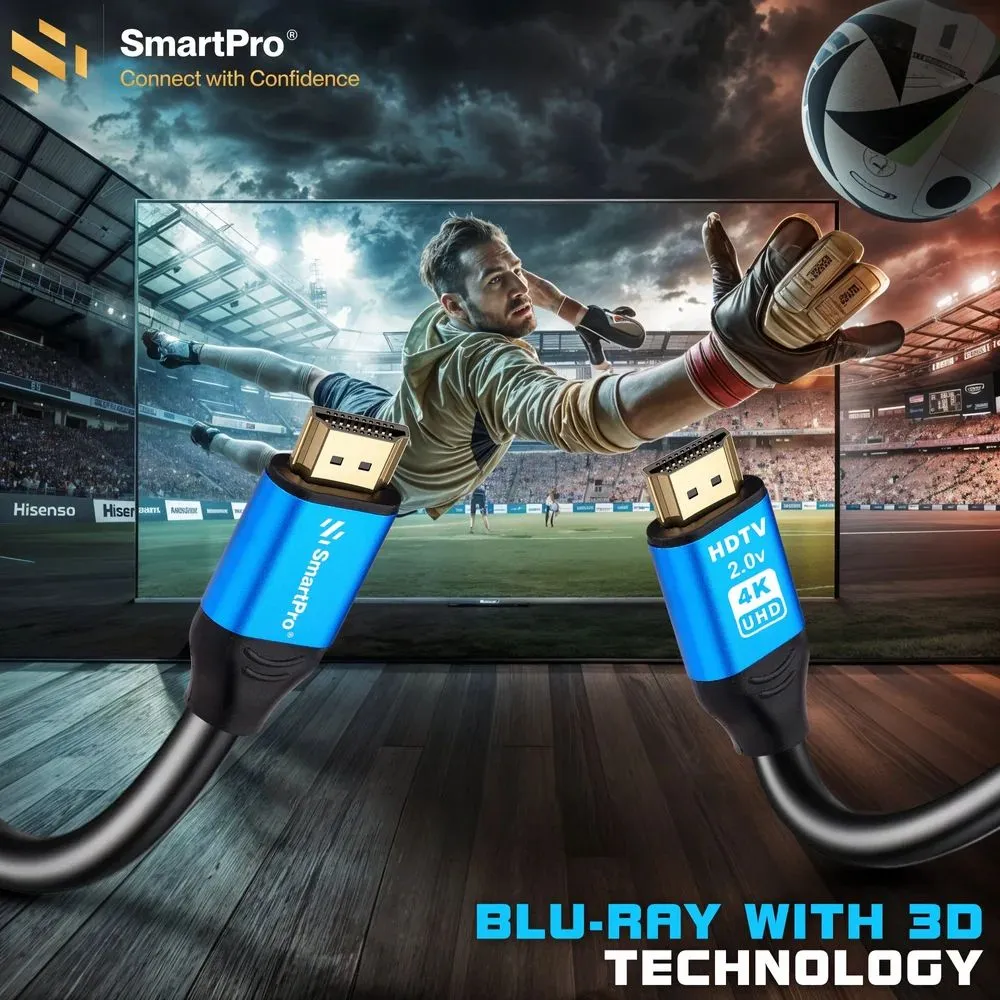 Smart-Pro HDMI Cable 4K 60Hz 3m (SP-H402) view 3
